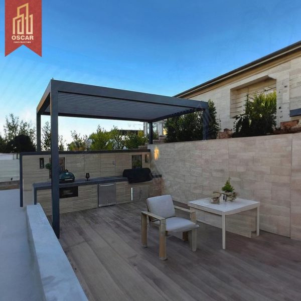 16X16 Feet Wall Mounted Create Perfect Shelter For Backyard Patio Outdoor Oasis Pergola Pergola