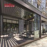 Outdoor Pergola with Adjustable Shade and Ventilation Ideal Gardens Patios and Backyards in Europe Retractable Pergola