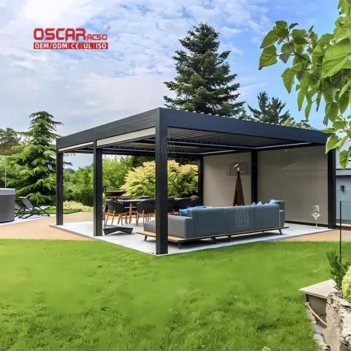 Smart Energy Pergola with Led Lighting Energy - Saving Shading Outdoor Garden Patio Balcony Retractable Pergola Smart Energy Pergola with Led Lighting Energy - Saving Shading Outdoor Garden Patio Balcony Retractable Pergola