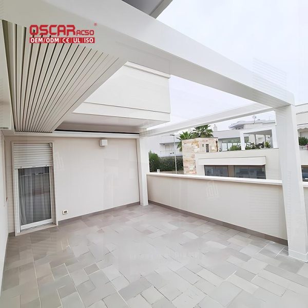 Adjustable Electric Opening Aluminum Canopy Awning Garden Patio Terrace Outdoor Retractable Pergola Adjustable Electric Opening Aluminum Canopy Awning Garden Patio Terrace Outdoor Retractable Pergola